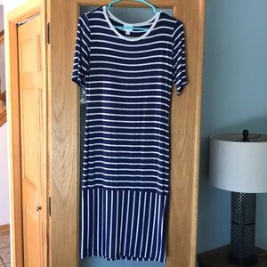 LuLaRoe Julia dress, size M